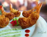 A picture of step 8 of Kunafa Prawns in Wasabi.
