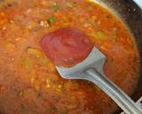 A picture of step 10 of Red sauce vegetables Italian pasta.