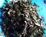 A picture of step 1 of Ogbonor Soup.