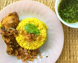 รูปขั้นตอนการทำที่ 2 ของ ข้าวผัดหมกไก่ทอด