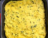 A picture of step 2 of Moringa Khandvi Bites.