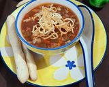 A picture of step 8 of Vegetable Manchow Soup.
