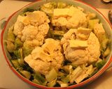 Foto del paso 4 de la receta: Coliflor tostau, en alm. de miércoles BBM, con panes dueblados y alioli...Todo para campeonarrr