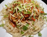 A picture of step 5 of Tasty and yummilicious pasta😍😍.