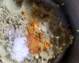 A picture of step 6 of Methi Daal Vada.