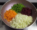 A picture of step 2 of Mixed vegetable Cutlet without potato.