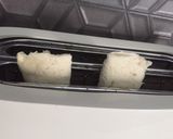 A picture of step 3 of Sandwich in toaster.