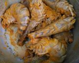 A picture of step 1 of Prawn Besaro.