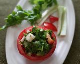A picture of step 4 of Coriander Salad.
