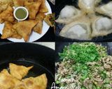 A picture of step 2 of Homemade Chicken Matar Samosas.