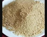A picture of step 1 of Sesame seeds and groundnuts vadi.