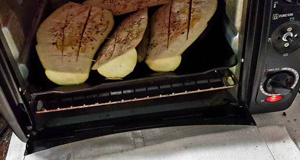 Como hacer Berenjenas Asadas Al Horno Eléctrico | Cocinar en casa
