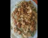 A picture of step 11 of Singaporean rice.