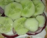 A picture of step 3 of Cucumber Onion Sandwich.