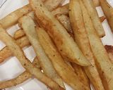 A picture of step 4 of Masala fries.