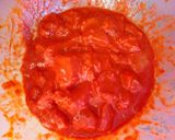 A picture of step 2 of Tandoori Chicken and Vegetables Spaghetti.