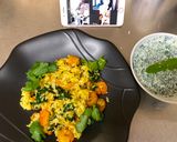 A picture of step 5 of Iranian Shrimp Rice.