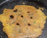 A picture of step 4 of Drumstick Leaves Thalipitha.