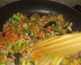 A picture of step 6 of Masala oats.
