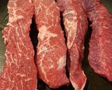 A picture of step 1 of Crock pot sirloin tips.