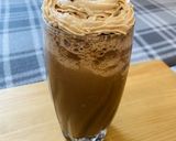 A picture of step 2 of Mocha Cookie Frozen Coffee with Coffee Whipped Cream.