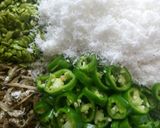 Foto langkah ke 2 dari resep Botok Tempe Teri dan petai china.