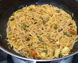 A picture of step 8 of Vegetable vermicelli upma.