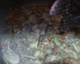 A picture of step 3 of Beef pulao.
