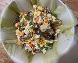 Hình bước làm 4 của món Cải thảo cuộn ngũ sắc