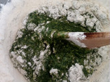 Tallarines de espinaca caseros