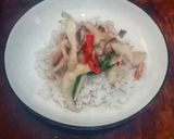 Foto langkah ke 6 dari resep 174: Tumis Jamur Cumi Asin Lombok Ijo.