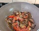 A picture of step 6 of Kakrol aloo sabzi.