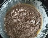 A picture of step 3 of Death By Chocolate Cake.
