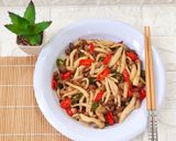 Foto langkah ke 12 dari resep Tumis Jamur Shimeji.
