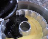 Foto langkah ke 4 dari resep Brownies Ketam Hitam Keju Karamel.