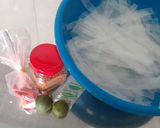 Hình bước làm 1 của món Bánh tráng trộn