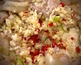 A picture of step 2 of Bánh Bột Lọc Trần (Rice Paper Dumpling Version).