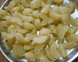 A picture of step 2 of Amla murabba.