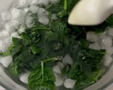 A picture of step 3 of Palak Paneer (Indian Spinach and Cheese Stew).