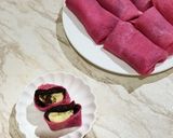 Foto langkah ke 6 dari resep Dadar Gulung Pisang Coklat.