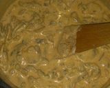 Tejfölös gomba nokedlivel recept fázis 7 fotója