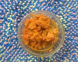 A picture of step 5 of Chicken fry within 5 mins.
