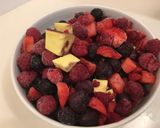 A picture of step 2 of Sweet potato and berries smoothie.