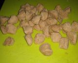 A picture of step 5 of Soya chunk fried rice.
