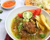 Foto langkah ke 14 dari resep Soto Daging Sapi Bening/ Santan.