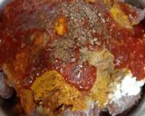 A picture of step 1 of Bbq karahi.