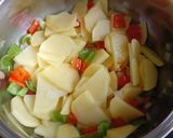 Foto del paso 2 de la receta Sopas de tomate extremeñas con patata