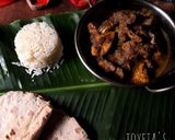 A picture of step 6 of Chettinad chicken curry.
