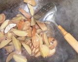 Foto langkah ke 2 dari resep Oseng jengkol+ikan asin+daun melinjo.