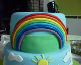 Foto del paso 18 de la receta: Torta de pepa pig cumpleaños de mellizos